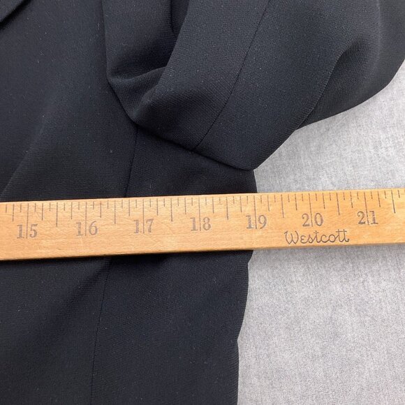 Suit Studio Skirt Set Women 10P Black Poly Lined Career Classic‎ - Picture 5 of 16